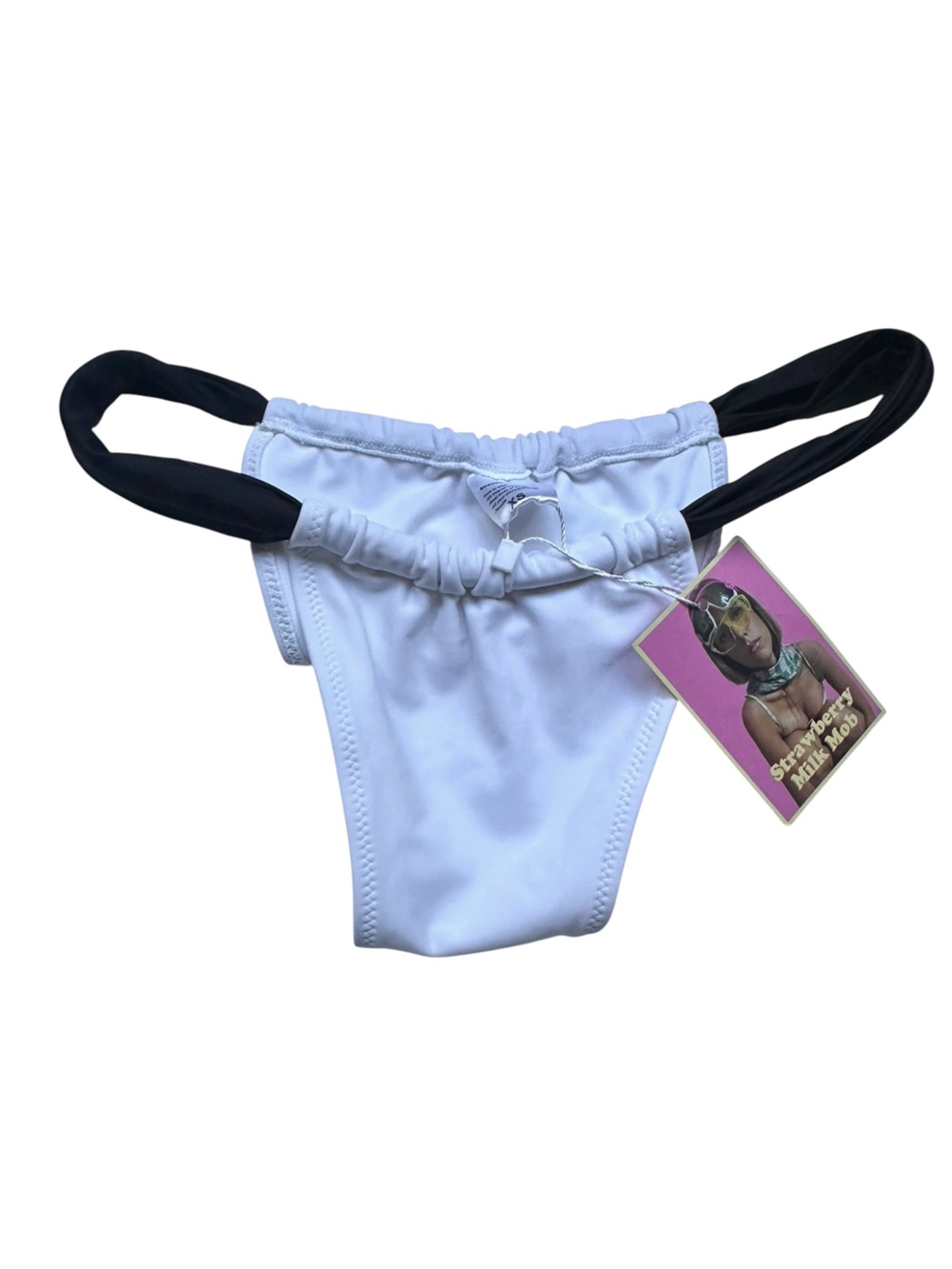 Strawberry Milk Mob Tuxedo Bottom White Black Size XS NWT